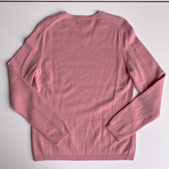 Arid K Designer Collection 🪸cashmere and silk v neck sweater - Picture 3 of 7